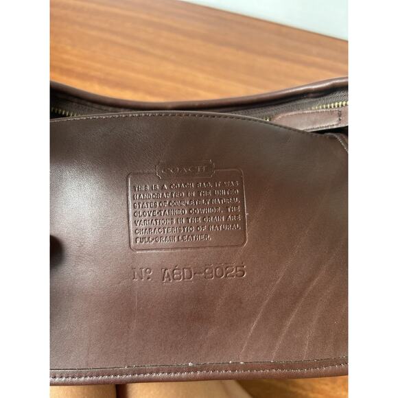 Vintage Y2K 90s Coach Shoulder Bag 9025 Ergo Zip Mahogany Brown No HangTag 1998 - Picture 11 of 16